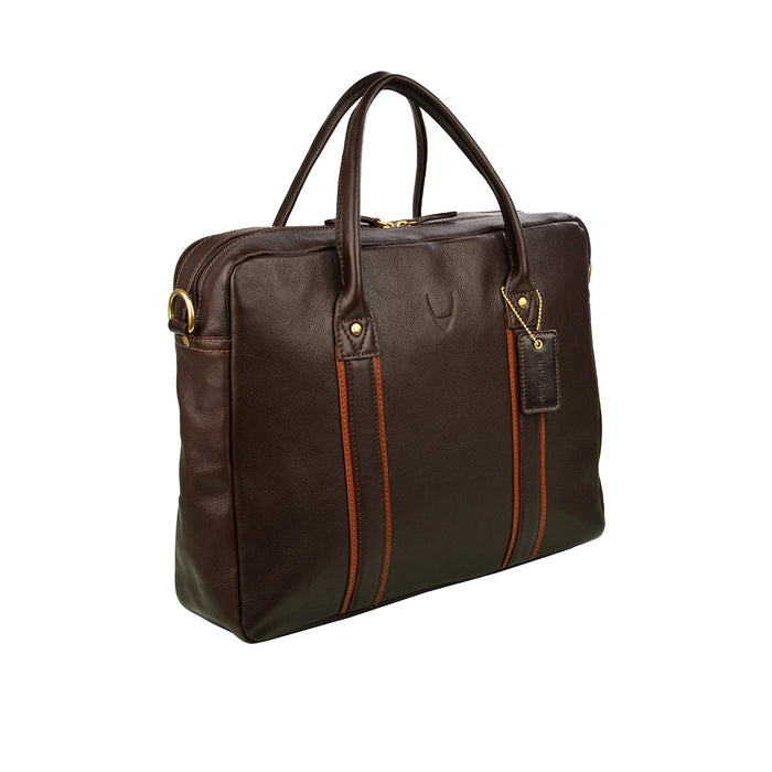 Corvette 01 Brown Leather  Briefcase