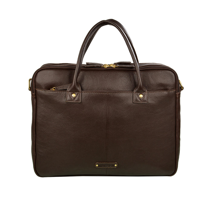 Corvette 01 Brown Leather  Briefcase