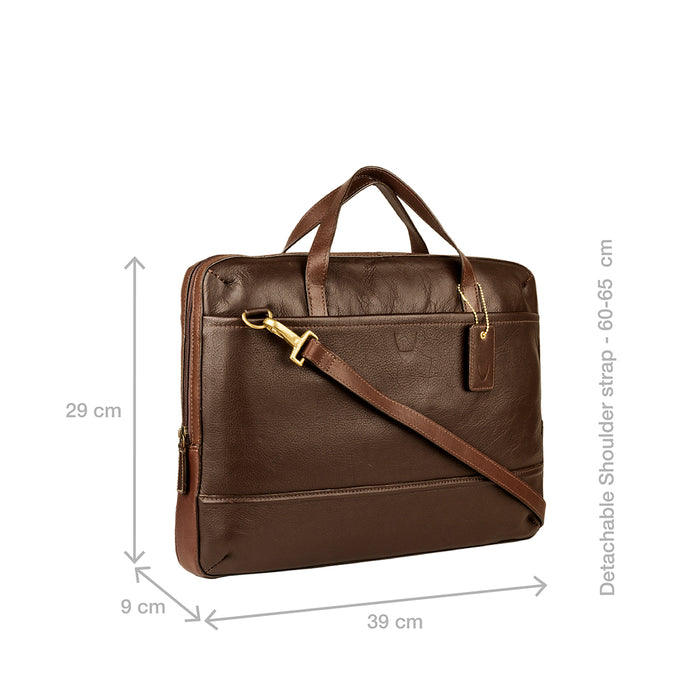 Cougar 01 Brown Leather  Briefcase