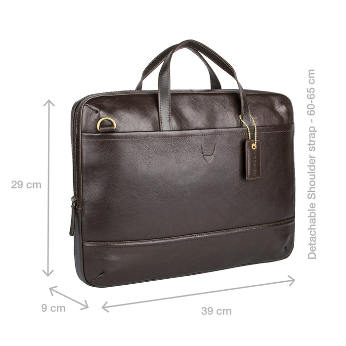 Cougar 01 Brown Leather  Briefcase