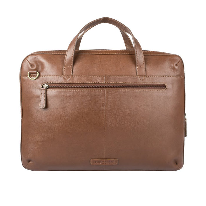 Cougar 01 Tan Leather  Briefcase