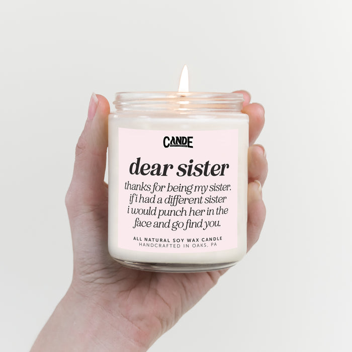 Dear Sister Candle