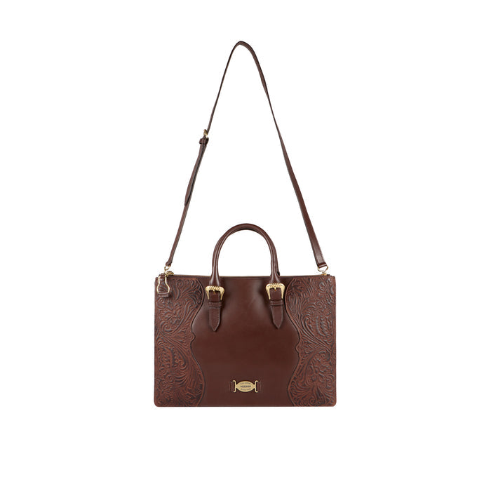 Desert Wind 01 Brown Leather Laptop Bag