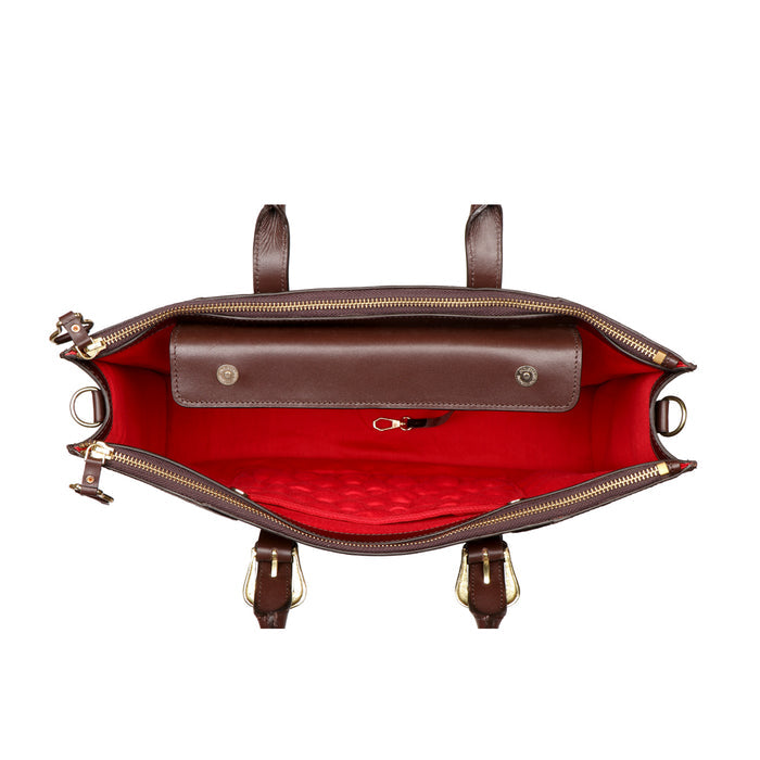 Desert Wind 01 Brown Leather Laptop Bag