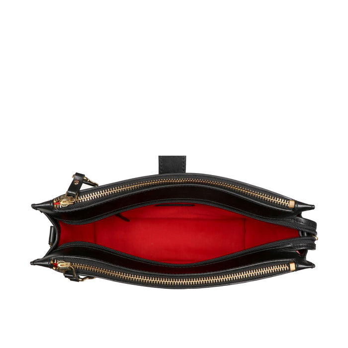 Desert Wind 02 Black Leather Crossbody