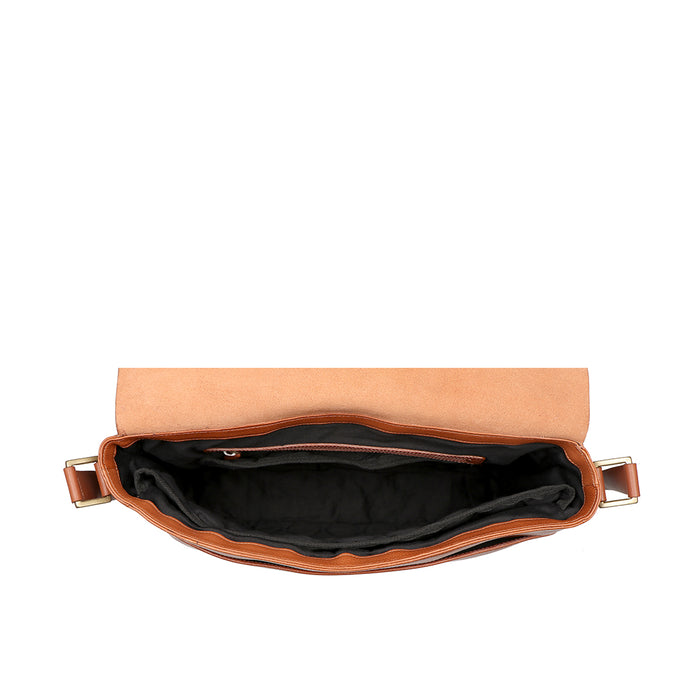 Dorango 01 Tan Leather  Messenger Bag