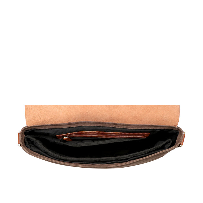 Dorango 02 Tan Leather  Messenger Bag