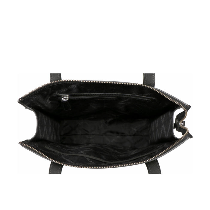 Edge 02 Grey Leather Tote Bag