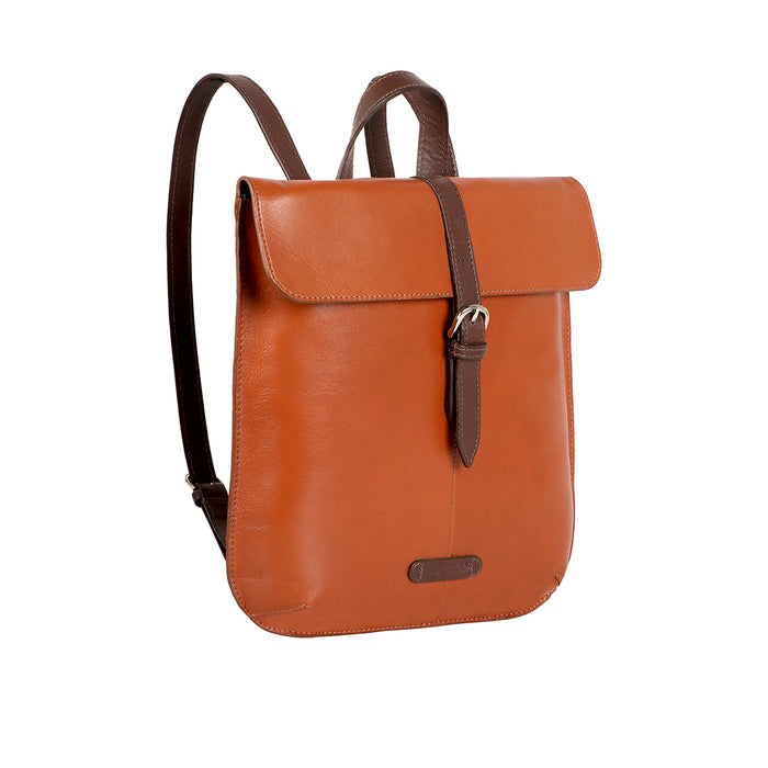 Edge 03 Brown Leather Backpack