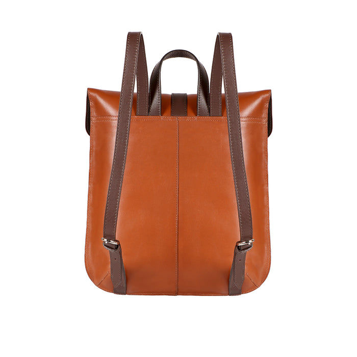 Edge 03 Brown Leather Backpack