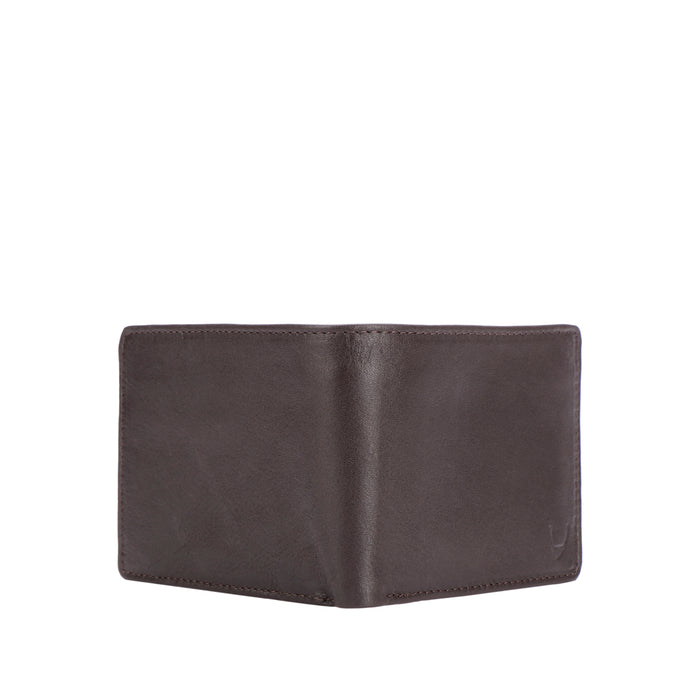 Ee 273-010  Brown Leather Bi-Fold Wallet