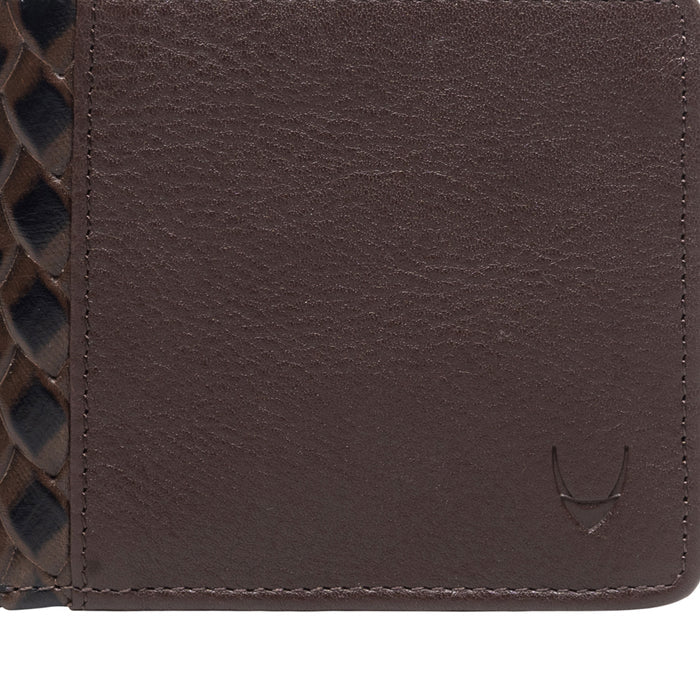 Ee 274-010  Brown Leather Bi-Fold Wallet