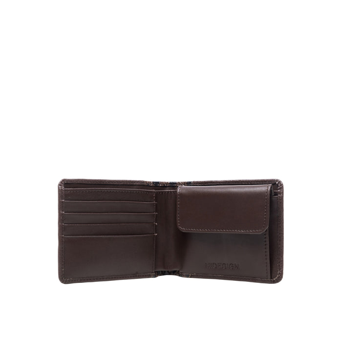 Ee 274-010  Brown Leather Bi-Fold Wallet