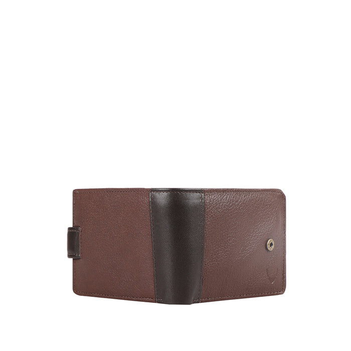 Ee 276-038  Brown Leather Bi-Fold Wallet