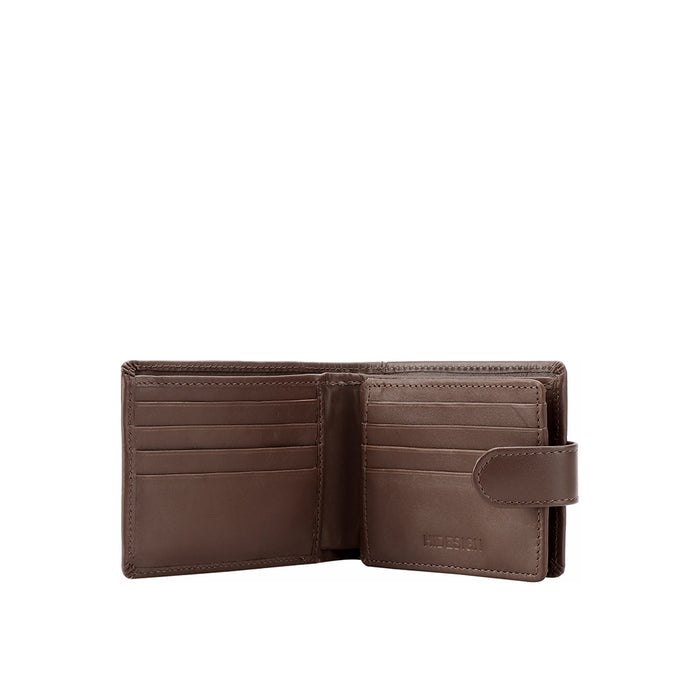 Ee 276-2020  Brown Leather Bi-Fold Wallet