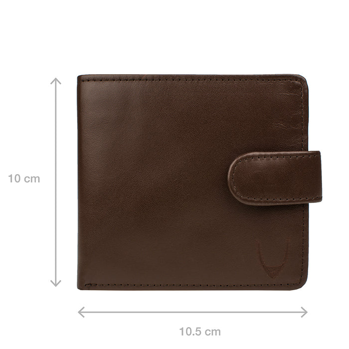 Ee 277-038  Brown Leather Bi-Fold Wallet