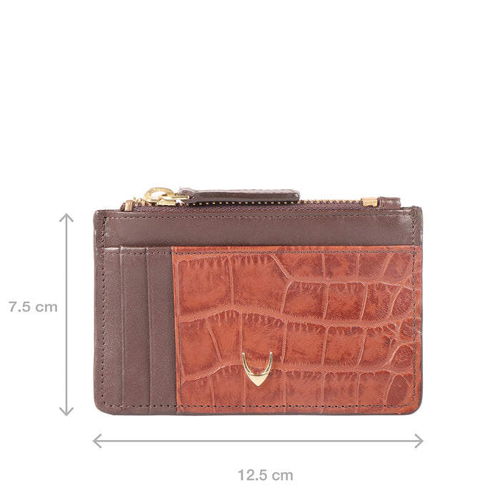 Ee 325-Ch Brown Leather Card Holder