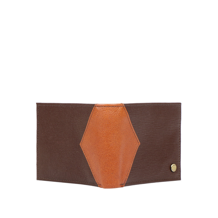 Ee 335-040 Brown Leather Bi-Fold Wallet