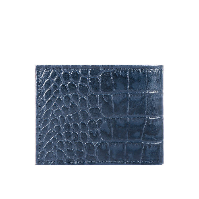 Ee Atlas W1  Blue Leather Bi-Fold Wallet