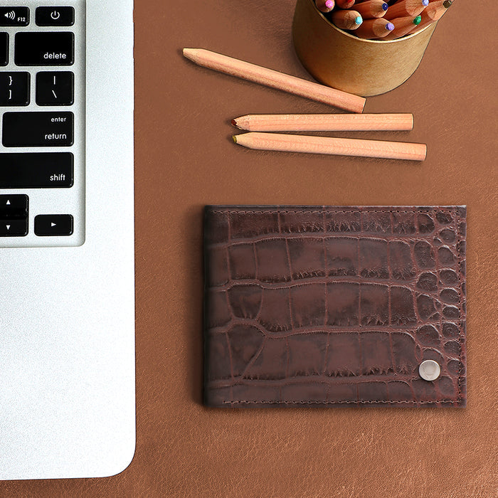 Ee Atlas W1  Brown Leather Bi-Fold Wallet