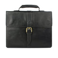 Ee Bennett 1 Black Leather  Briefcase