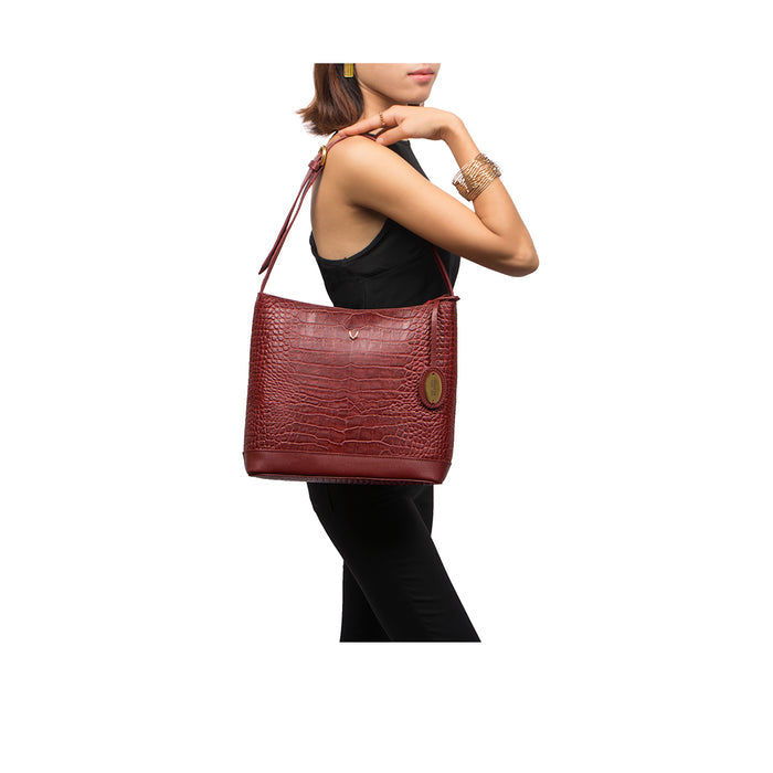 Ee Berlin 03 Red Leather Shoulder Bag