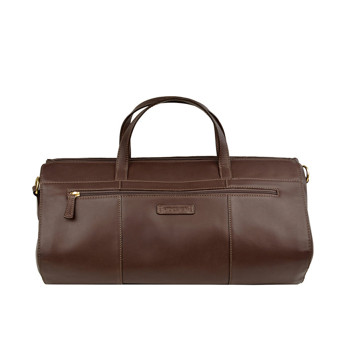 Ee Brunel 01 Brown Leather Duffle Bag