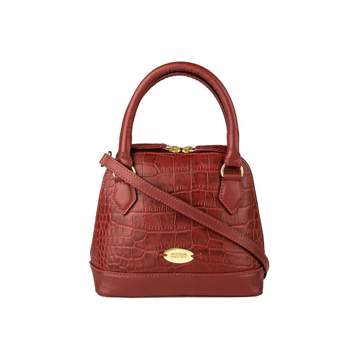 Ee Cleo 02 Red Leather Sling Bag