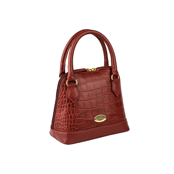 Ee Cleo 02 Red Leather Sling Bag