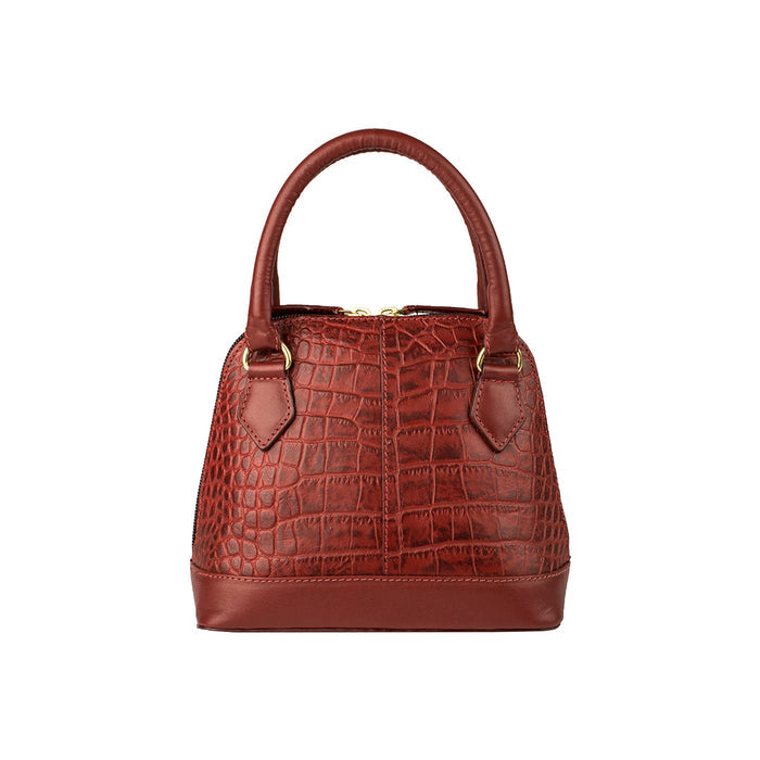 Ee Cleo 02 Red Leather Sling Bag