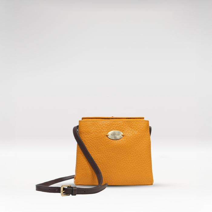 Ee Dione 01 Yellow Leather Sling Bag