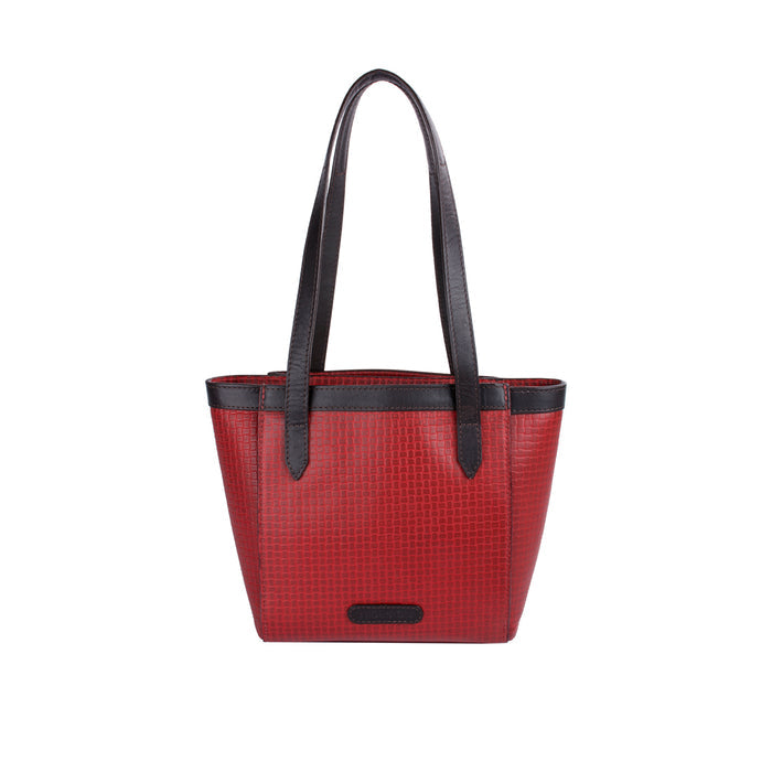 Ee Dubai 02 Red Leather Shoulder Bag