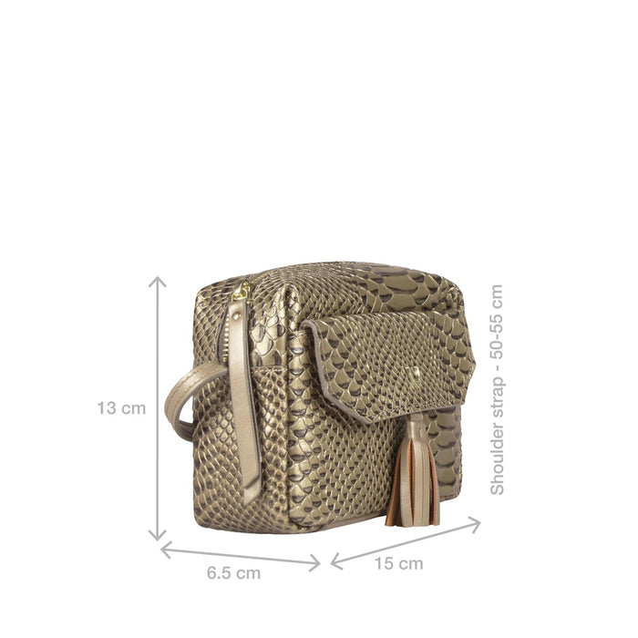 Ee Ellie Silver Leather Mini Bag