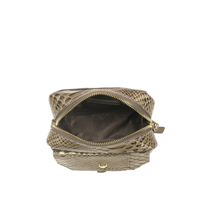 Ee Ellie Silver Leather Mini Bag