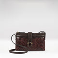 Ee Frieda W4  Marsala Leather Sling Wallet
