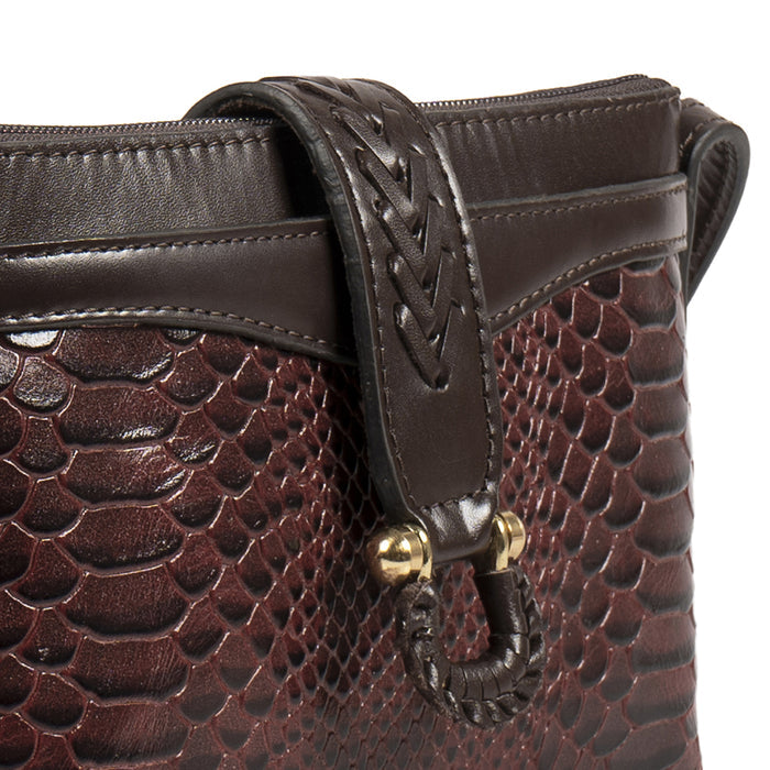Ee Frieda W4  Marsala Leather Sling Wallet