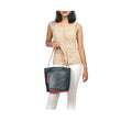 Ee Jupiter 01 Blue Leather Shoulder Bag