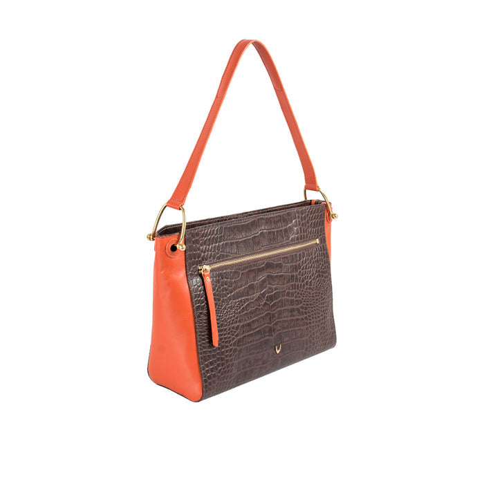 Ee Jupiter 02 Brown Leather Shoulder Bag