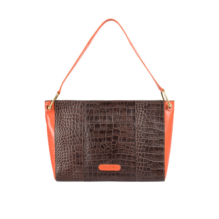 Ee Jupiter 02 Brown Leather Shoulder Bag