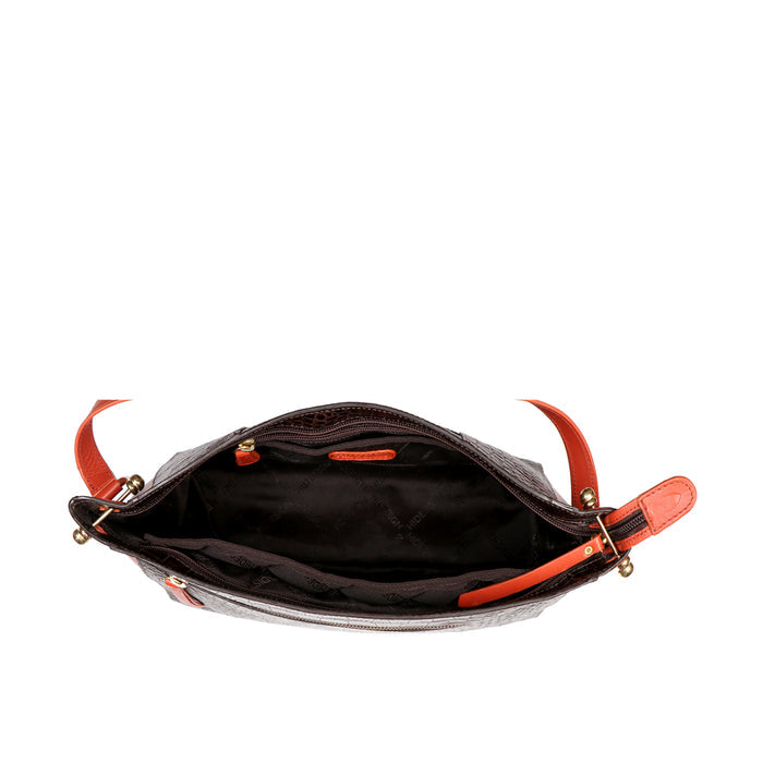 Ee Jupiter 02 Brown Leather Shoulder Bag