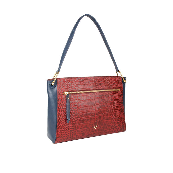 Ee Jupiter 02 Red Leather Shoulder Bag