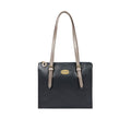 Ee Kuhulu 02 Blue Leather Shoulder Bag