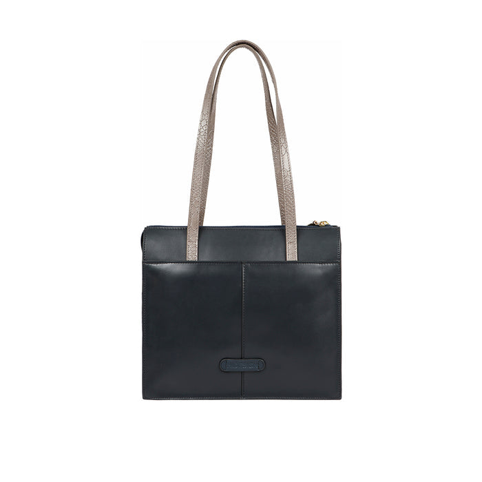 Ee Kuhulu 02 Blue Leather Shoulder Bag