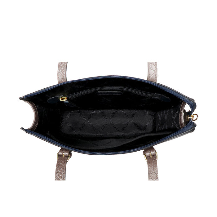 Ee Kuhulu 02 Blue Leather Shoulder Bag