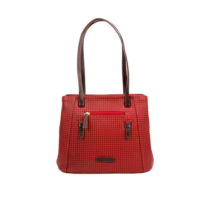 Ee Leandra 02 Red Leather Shoulder Bag