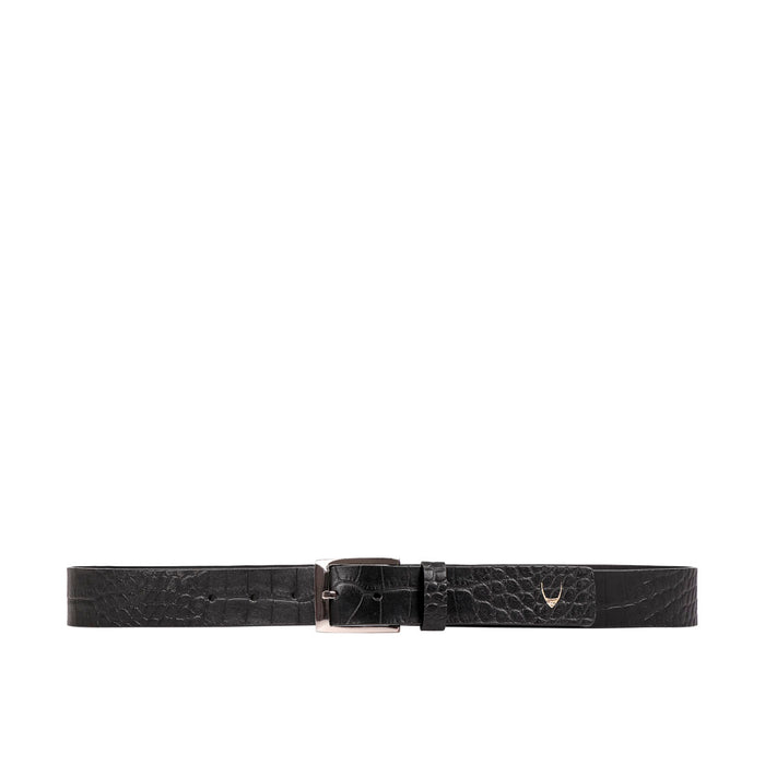 Ee Lewis Men's Black Non Reversible Leather Belt