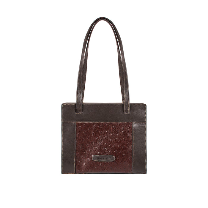 Ee Libra 01 Brown Leather Shoulder Bag