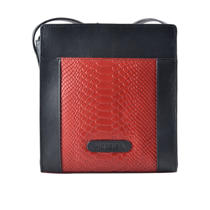 Ee Libra 03 Red Leather Sling Bag