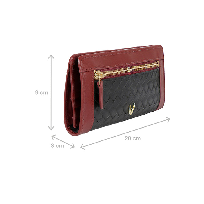 Ee Libra W1  Black Leather Bi-Fold Wallet