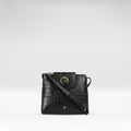 Ee Lyra Black Leather Sling Bag